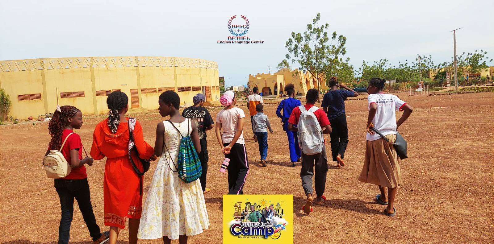Apprenants en excursion pendant l’English Camp 2025